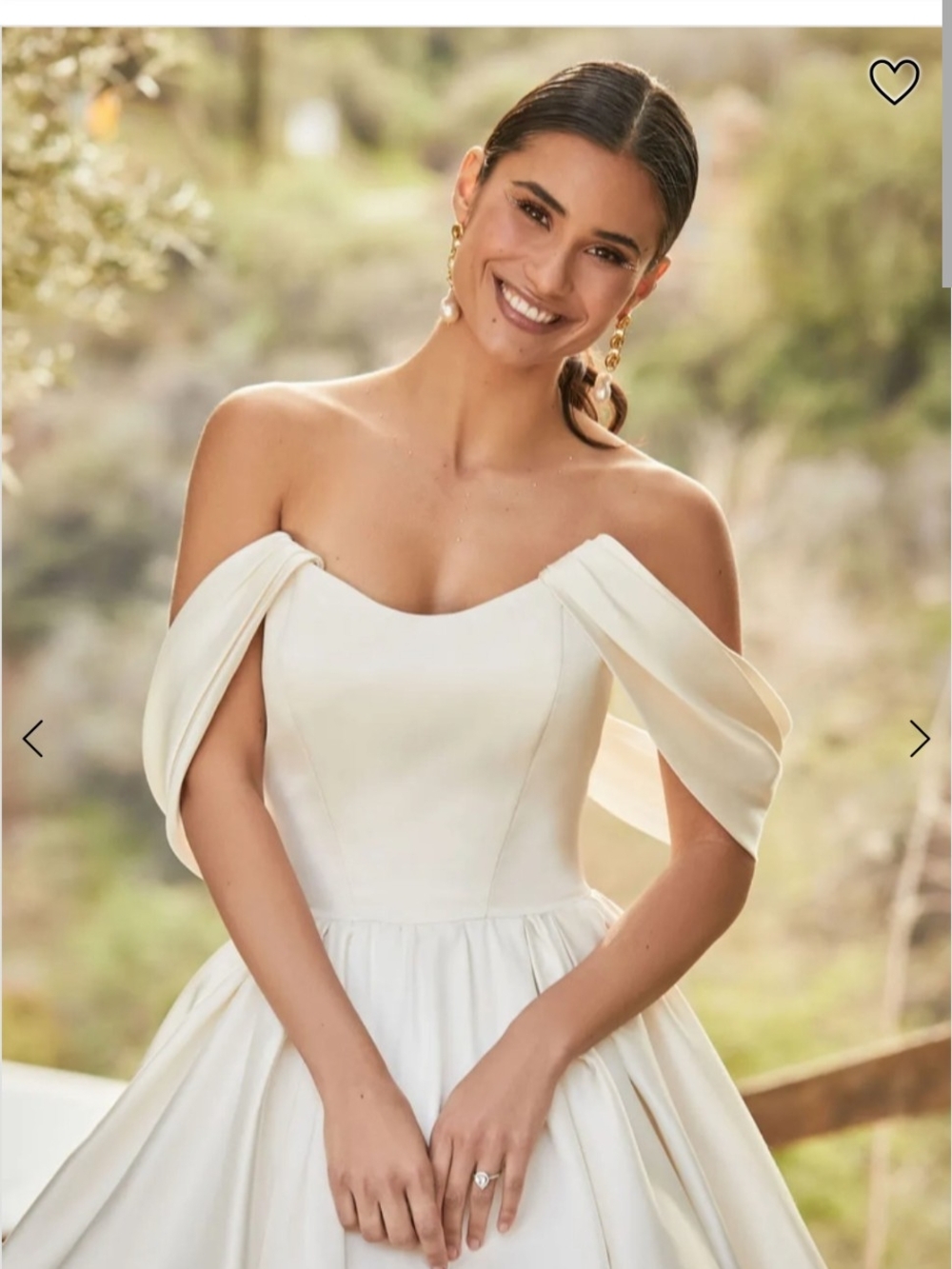 Madison James Classic, Simple Wedding Gown in Ivory